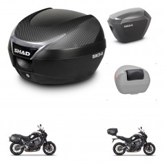 SHAD Maletas sh23 alu + soporte montaje baul SH34 accesorios KIT-474045