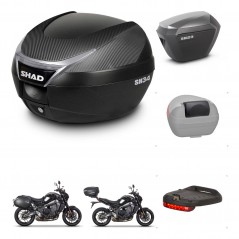SHAD Maletas sh23 alu + soporte montaje baul SH34 accesorios KIT-474047