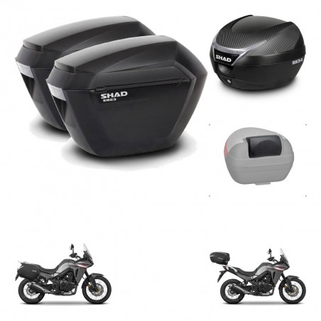 SHAD Trunk SH34 + mounting bracket suitcases sh23 accessories KIT-474108