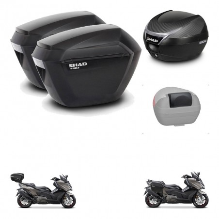 SHAD Trunk SH34 + mounting bracket suitcases sh23 accessories KIT-474140