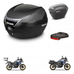 SHAD Maletas sh23 alu + soporte montaje baul SH34 accesorios KIT-474147