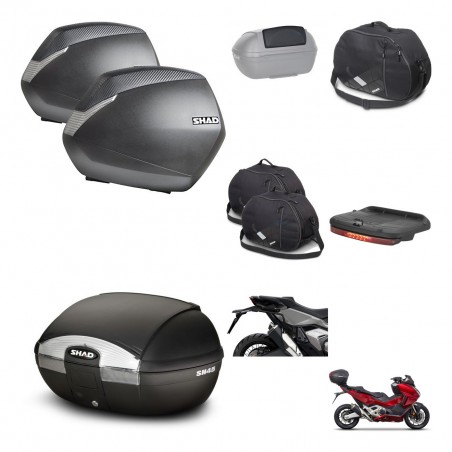 SHAD SH45 trunk + mounting bracket SH36 suitcases accessories KIT-474195