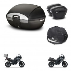 SHAD Maletas sh23 + soporte montaje baul SH45 accesorios KIT-474214