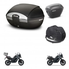 SHAD Maletas sh23 alu + soporte montaje baul SH45 accesorios KIT-474217