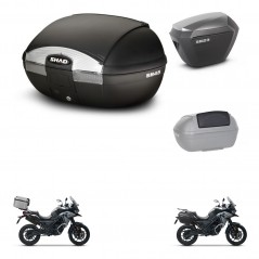 SHAD Maletas sh23 alu + soporte montaje baul SH45 accesorios KIT-474229