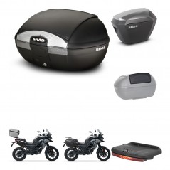SHAD Maletas sh23 alu + soporte montaje baul SH45 accesorios KIT-474235
