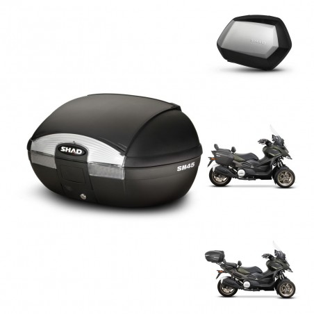 SHAD Maletas SH35 PREMIUM + soporte montaje baul SH45 KIT-474251