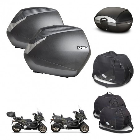 SHAD SH45 trunk + mounting bracket SH36 suitcases accessories KIT-474261