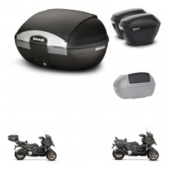 SHAD Maletas sh23 + soporte montaje baul SH45 accesorios KIT-474274