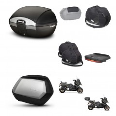 SHAD Maletas SH35 PREMIUM + soporte montaje baul SH45 accesorios KIT-474294