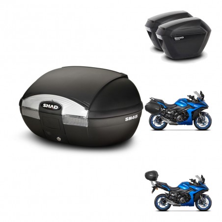 SHAD Maletas sh23 + soporte montaje baul SH45 KIT-474298