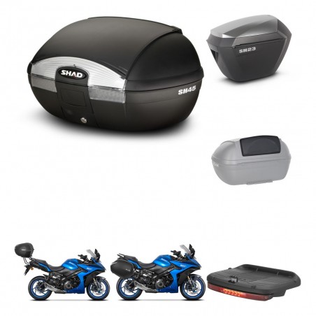 SHAD Maletas sh23 alu + soporte montaje baul SH45 accesorios KIT-474331