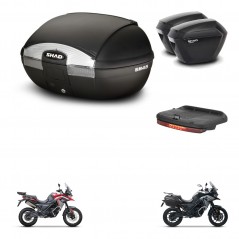 SHAD Maletas sh23 + soporte montaje baul SH45 accesorios KIT-474352