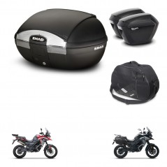 SHAD Maletas sh23 + soporte montaje baul SH45 accesorios KIT-474358
