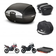 SHAD Maletas sh23 + soporte montaje baul SH45 accesorios KIT-474364
