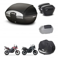 SHAD Maletas sh23 + soporte montaje baul SH45 accesorios KIT-474382