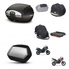 SHAD Maletas SH35 PREMIUM + soporte montaje baul SH45 accesorios KIT-474390