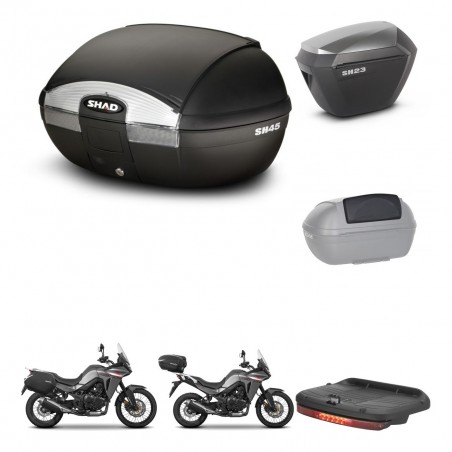 SHAD Maletas sh23 alu + soporte montaje baul SH45 accesorios KIT-474427