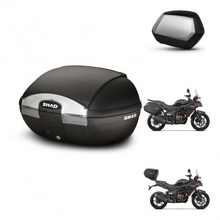 SHAD Maletas SH35 PREMIUM + soporte montaje baul SH45 KIT-474443