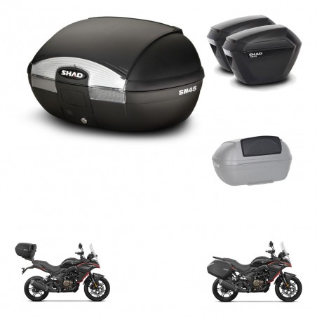 SHAD Maletas sh23 + soporte montaje baul SH45 accesorios KIT-474466