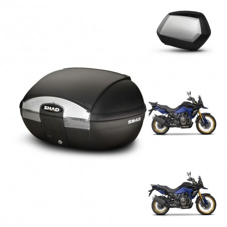 SHAD Maletas SH35 PREMIUM + soporte montaje baul SH45 KIT-474491