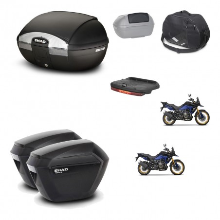 SHAD Maletas sh23 + soporte montaje baul SH45 accesorios KIT-474532