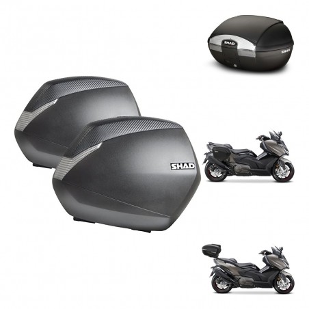 SHAD Trunk SH45 + mounting bracket SH36 suitcases KIT-474584