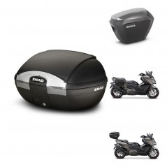 SHAD Maletas sh23 alu + soporte montaje baul SH45 KIT-474589