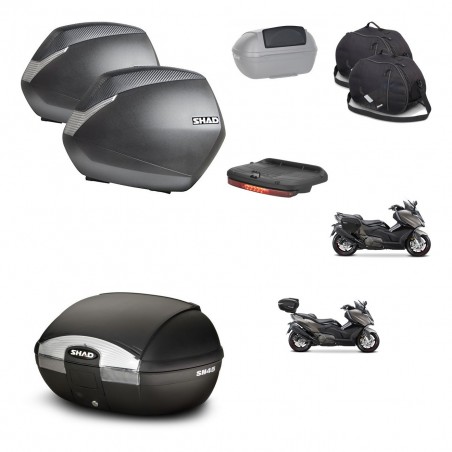 SHAD Baul SH45 + soporte montaje maletas SH36 accesorios KIT-474615