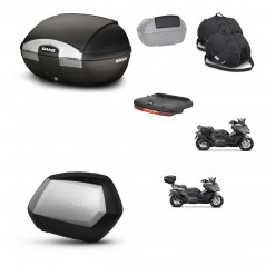 SHAD Maletas SH35 PREMIUM + soporte montaje baul SH45 accesorios KIT-474618