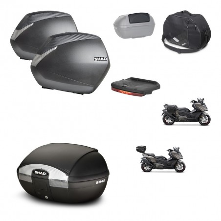 SHAD Baul SH45 + soporte montaje maletas SH36 accesorios KIT-474626