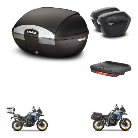 SHAD Maletas sh23 + soporte montaje baul SH45 accesorios KIT-474640