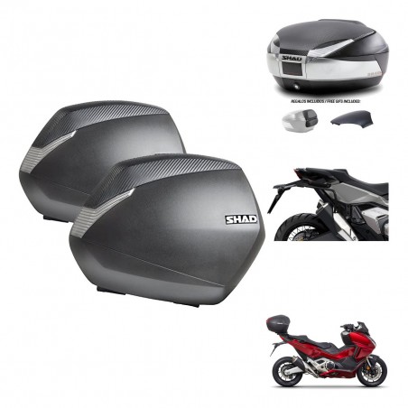 SHAD Trunk SH48 backrest cover + mounting bracket SH36 suitcases KIT-475460