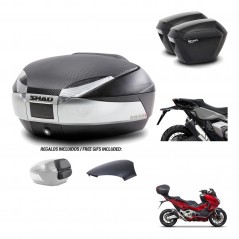 SHAD Maletas sh23 + soporte montaje baul SH48 tapa respaldo KIT-475462