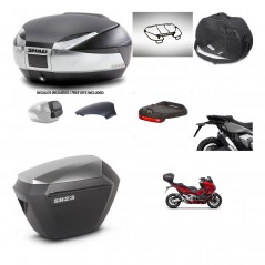 SHAD Maletas sh23 alu + soporte montaje baul SH48 tapa respaldo accesorios KIT-475507