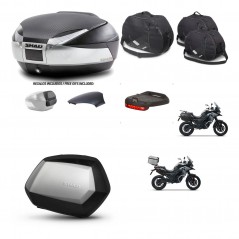 SHAD Maletas SH35 PREMIUM + soporte montaje baul SH48 tapa respaldo accesorios KIT-475530