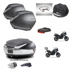 SHAD Baul SH48 tapa respaldo + soporte montaje maletas SH36 accesorios KIT-475550