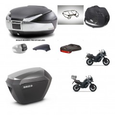 SHAD Maletas sh23 alu + soporte montaje baul SH48 tapa respaldo accesorios KIT-475555