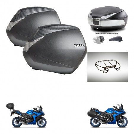 SHAD Trunk SH48 backrest cover + mounting bracket SH36 suitcases accessories KIT-475628