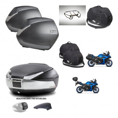 SHAD Trunk SH48 backrest cover + mounting bracket SH36 suitcases accessories KIT-475641