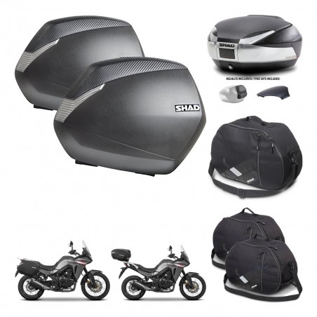 SHAD Trunk SH48 backrest cover + mounting bracket SH36 suitcases accessories KIT-475713