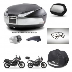 SHAD SH35 PREMIUM suitcases + mounting bracket SH48 trunk backrest cover accessories KIT-475739