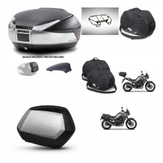 SHAD Maletas SH35 PREMIUM + soporte montaje baul SH48 tapa respaldo accesorios KIT-475740