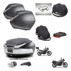 SHAD Baul SH48 tapa respaldo + soporte montaje maletas SH36 accesorios KIT-475743