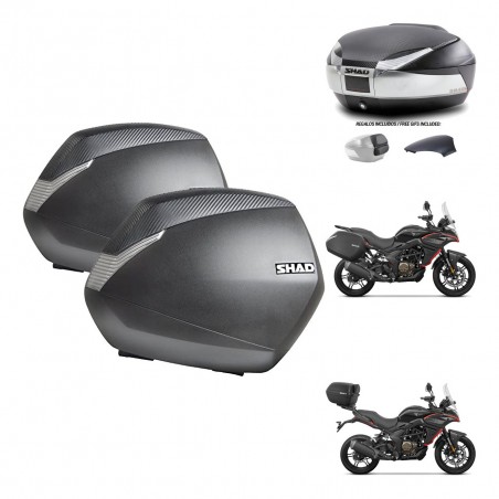 SHAD Trunk SH48 backrest cover + mounting bracket SH36 suitcases KIT-475748