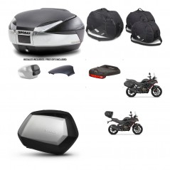 SHAD SH35 PREMIUM suitcases + mounting bracket SH48 trunk backrest cover accessories KIT-475770