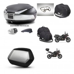 SHAD SH35 PREMIUM suitcases + mounting bracket SH48 trunk backrest cover accessories KIT-475788