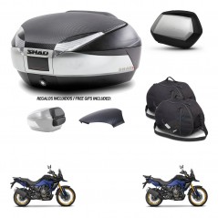 SHAD SH35 PREMIUM suitcases + mounting bracket SH48 trunk backrest cover accessories KIT-475800