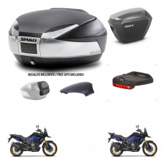 SHAD SH23 alu suitcases + mounting bracket SH48 trunk backrest cover accessories KIT-475807
