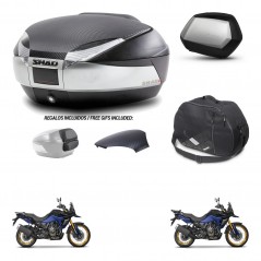 SHAD SH35 PREMIUM suitcases + mounting bracket SH48 trunk backrest cover accessories KIT-475811